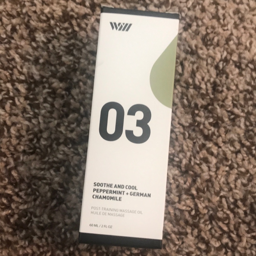 Peppermint + German chamomile massage oil